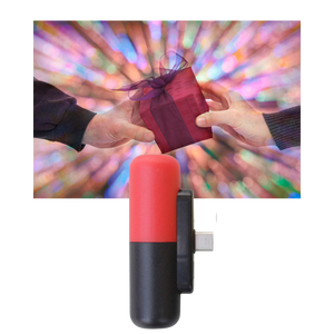 Capsule-Shaped Mini Portable Power Bank