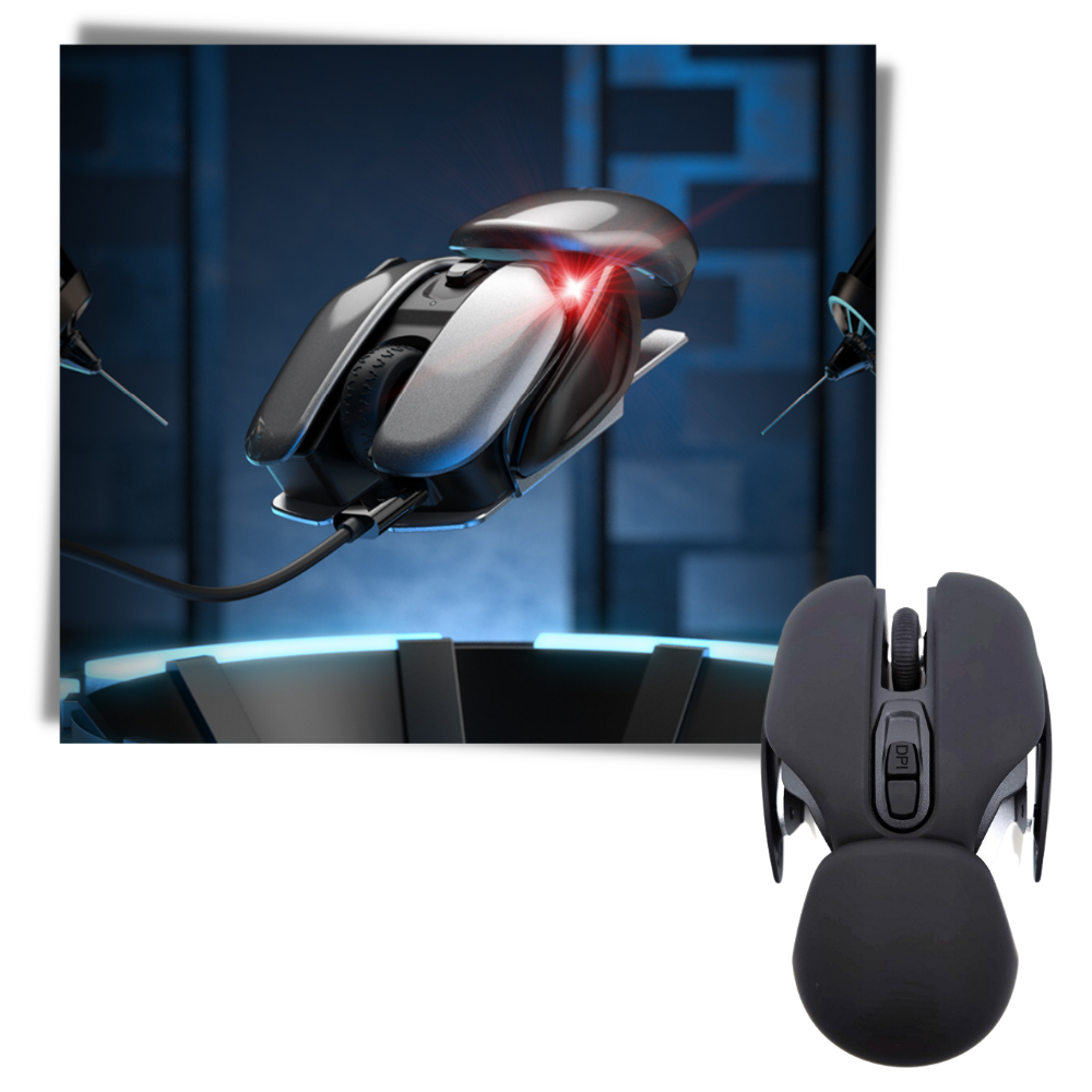 Wireless Ergonomic Gaming Mouse