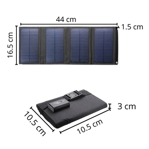 Portable Solar Panel Charger with USB Port