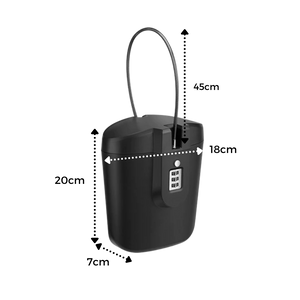 Portable Safe Box with Handle