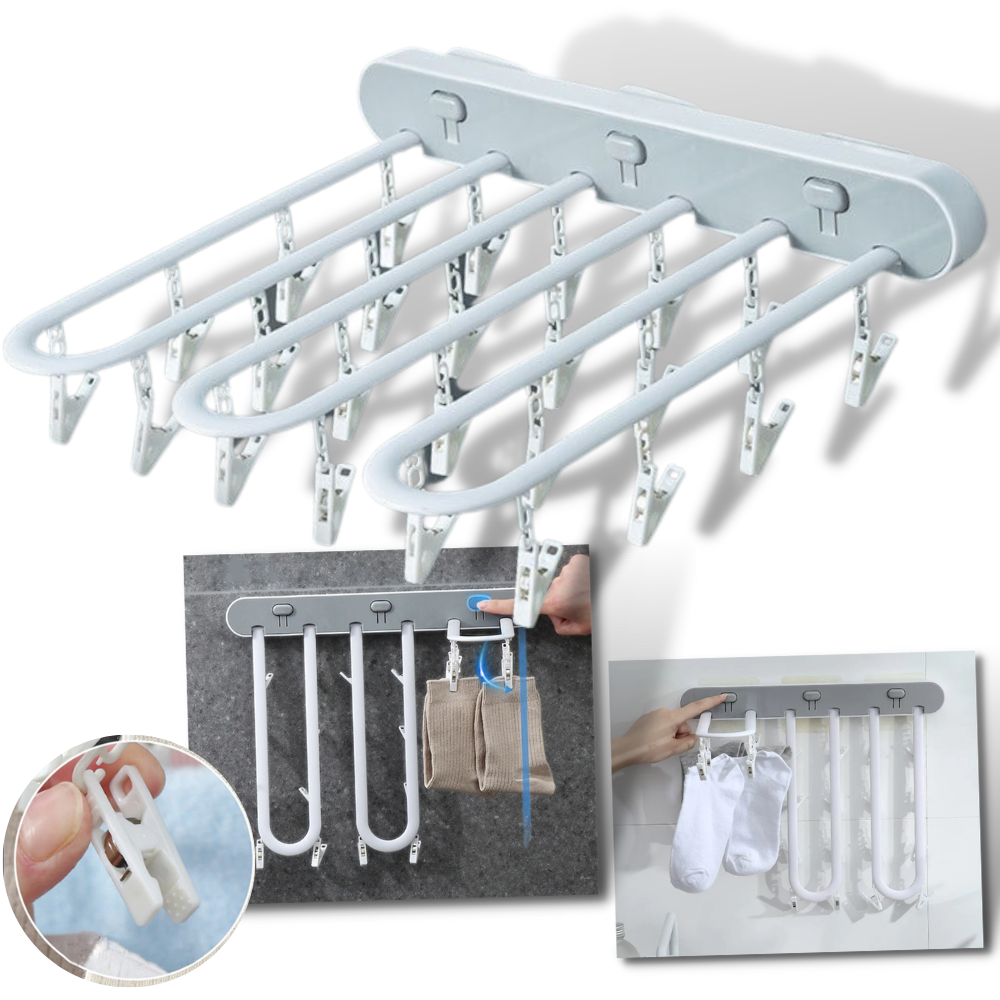 Wall-Mounted Clothes Organiser -