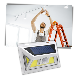 Solar-Powered LED with Motion Detector