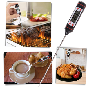 Digital Cooking Probe Thermometer - Ozerty