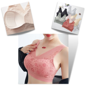 Seamless Breathable Lacy Bra -