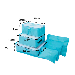 Set of 6 Small Travel Bags for Suitcase