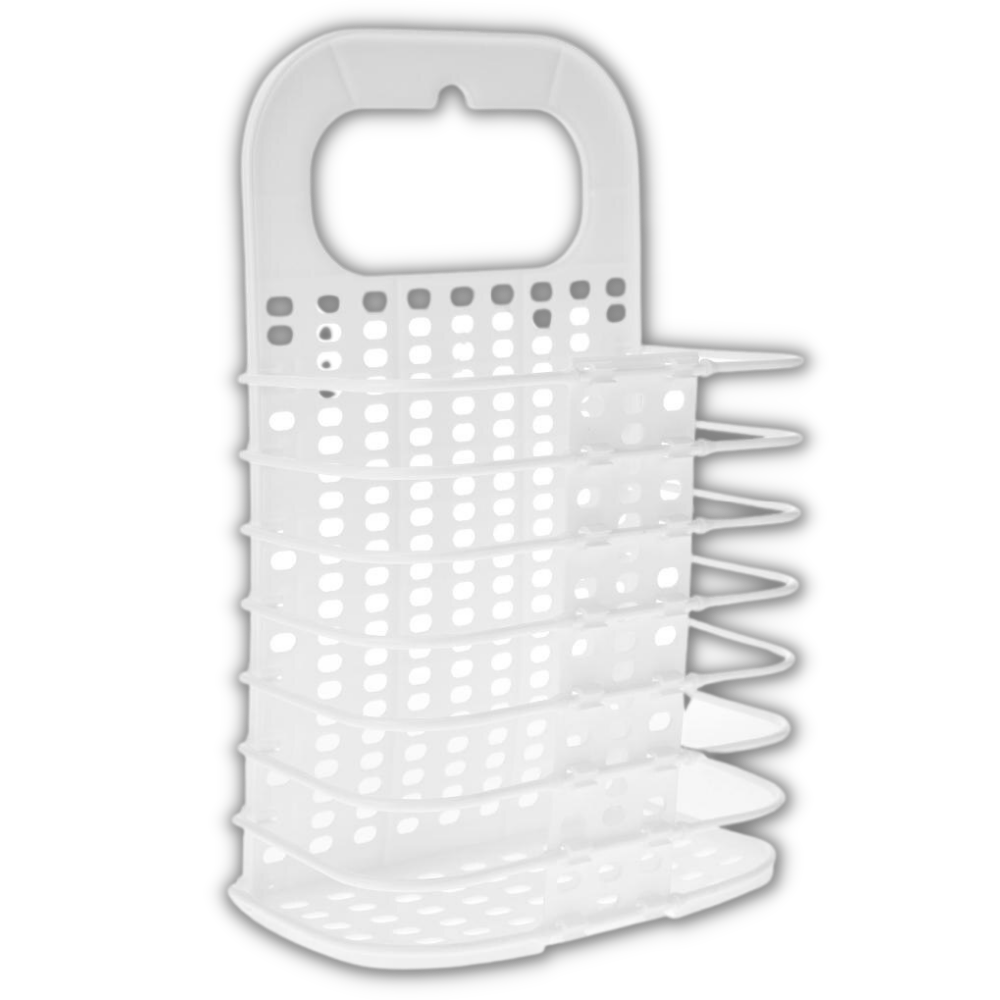 Plastic Folding Wall-Mountable Laundry Basket