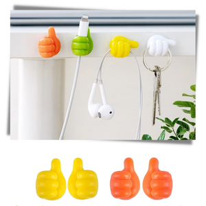 20-Pack Thumbs Up Wall Hooks