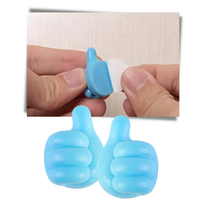 20-Pack Thumbs Up Wall Hooks