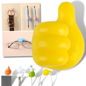 20-Pack Thumbs Up Wall Hooks - Ozerty