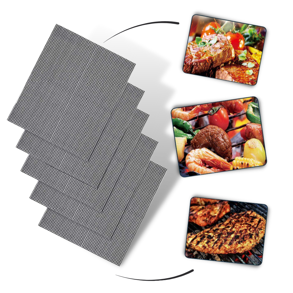 Non stick BBQ Mats (5pcs)