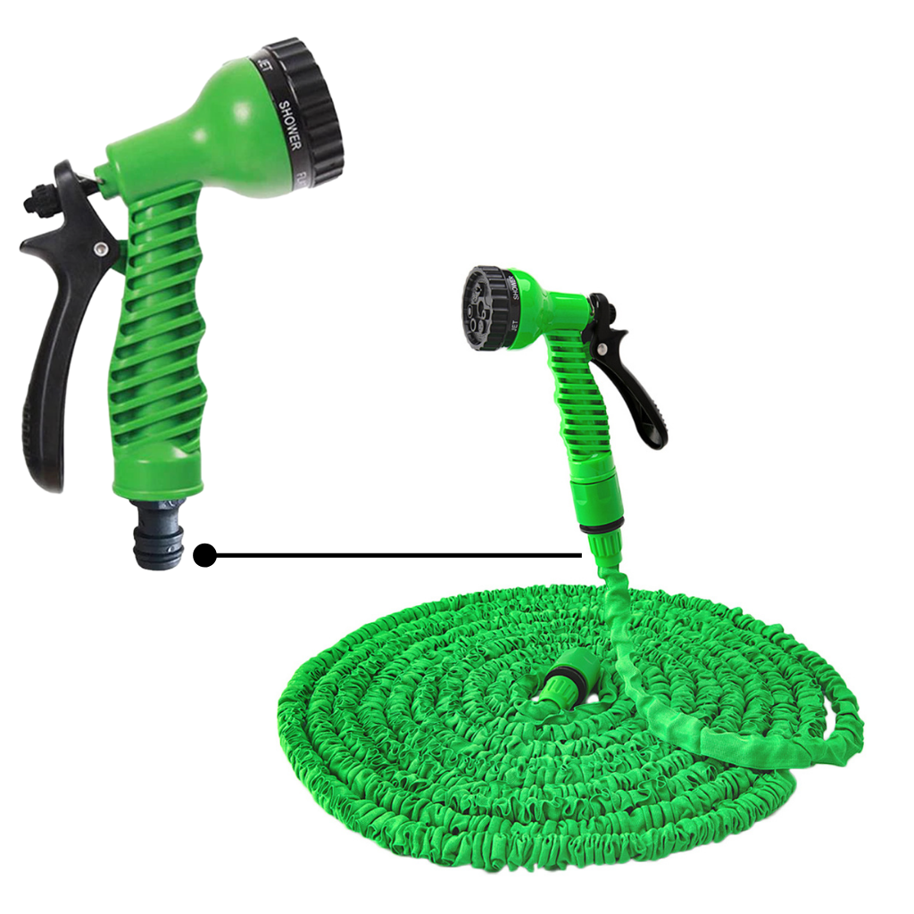 Expandable Garden Hose with Spray gun