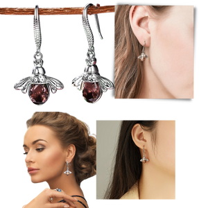 Bee shaped earrings