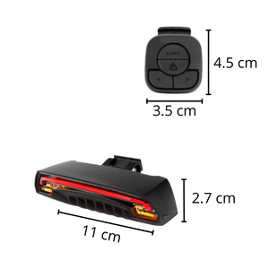 Bike Safety Tail Light with Indicators