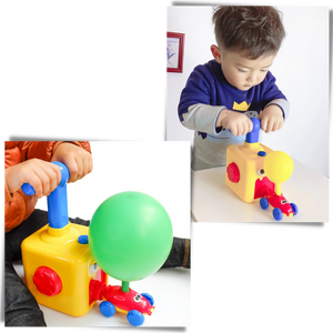 Balloon car toy launcher