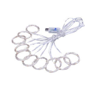String Curtain of Fairy Lights with Remote Control