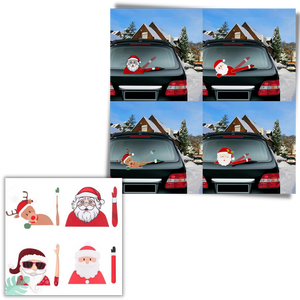 Christmas Windscreen Wiper Sticker