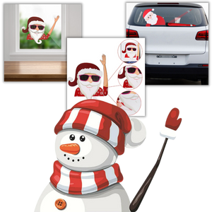 Christmas Windscreen Wiper Sticker -