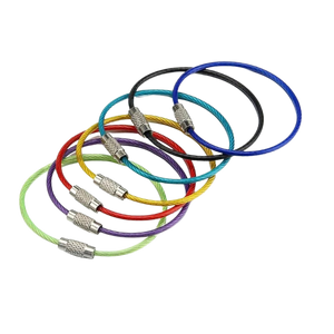 Pack of Flexible Wire Keychains