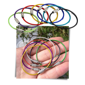 Pack of Flexible Wire Keychains