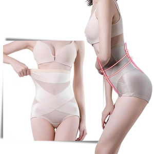 Cross Compression Slimming Abs Shapewear