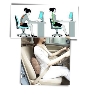 Dual buttock seat cushion