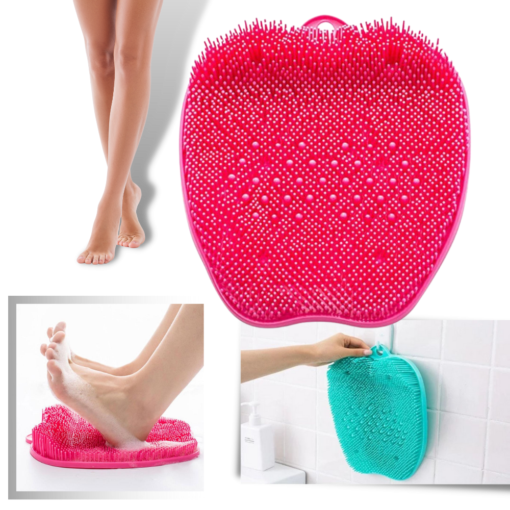 Shower Foot Massager Scrubber & Cleaner Mat  -