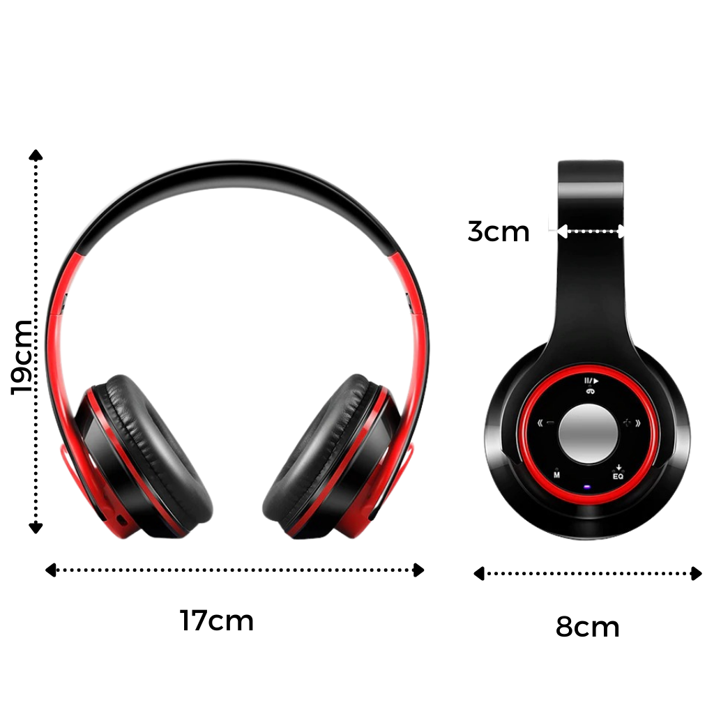 Foldable bluetooth headphones