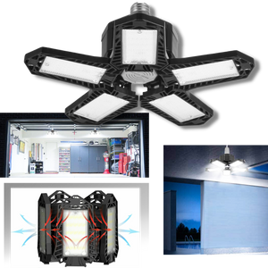 Garage Light with 5 Foldable Panels -