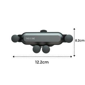 Gravity car phone holder