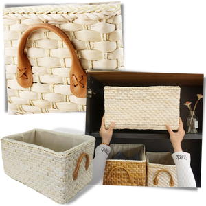 Hand Woven Wicker Basket