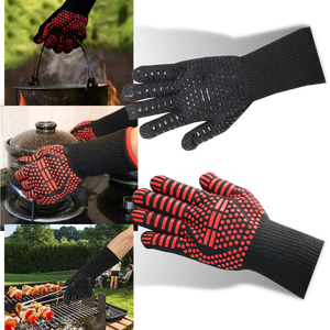 Heat resistant BBQ gloves (1 pair) - Ozerty
