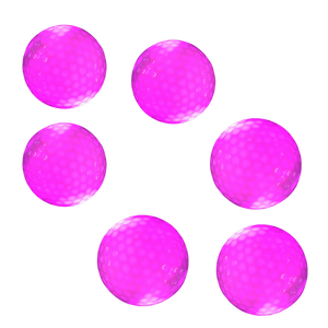 Pack of 6 LED Glowing Golf Balls