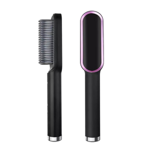Electric Ceramic Brush Hair Straightener
