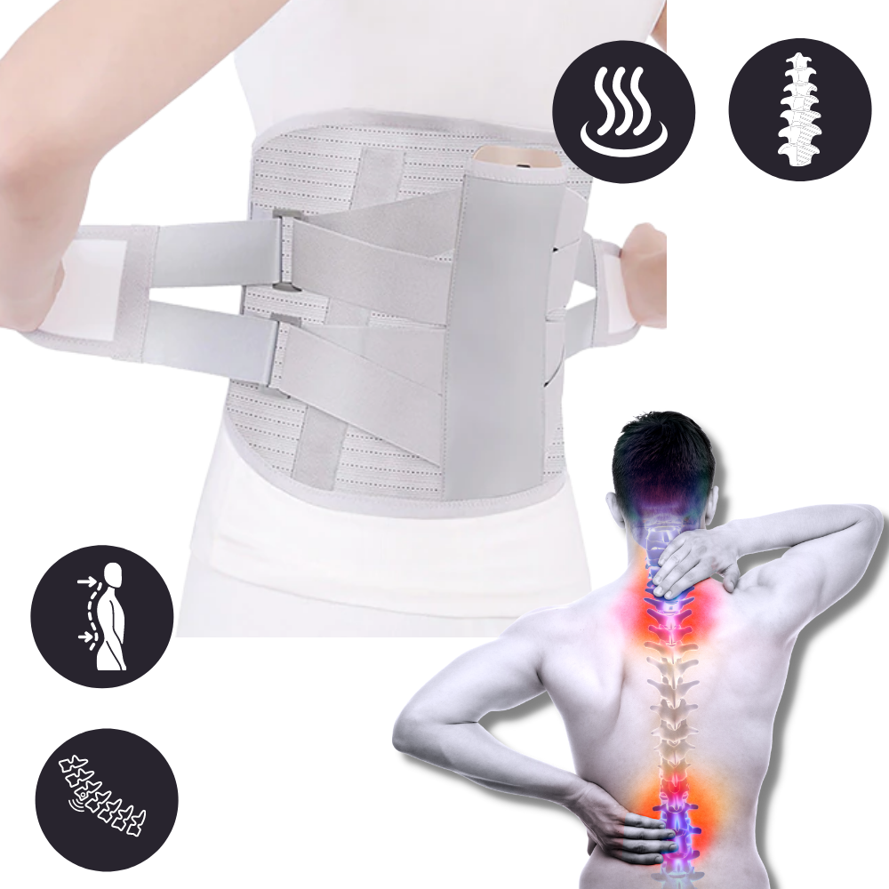 Orthopedic lumbar support belt -