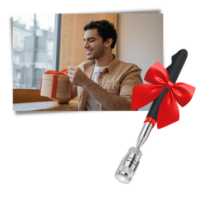 Retractable Magnetic Pickup Tool with LED