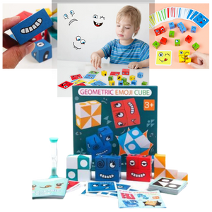 Montessori Magic Cube Emoji Game - Ozerty