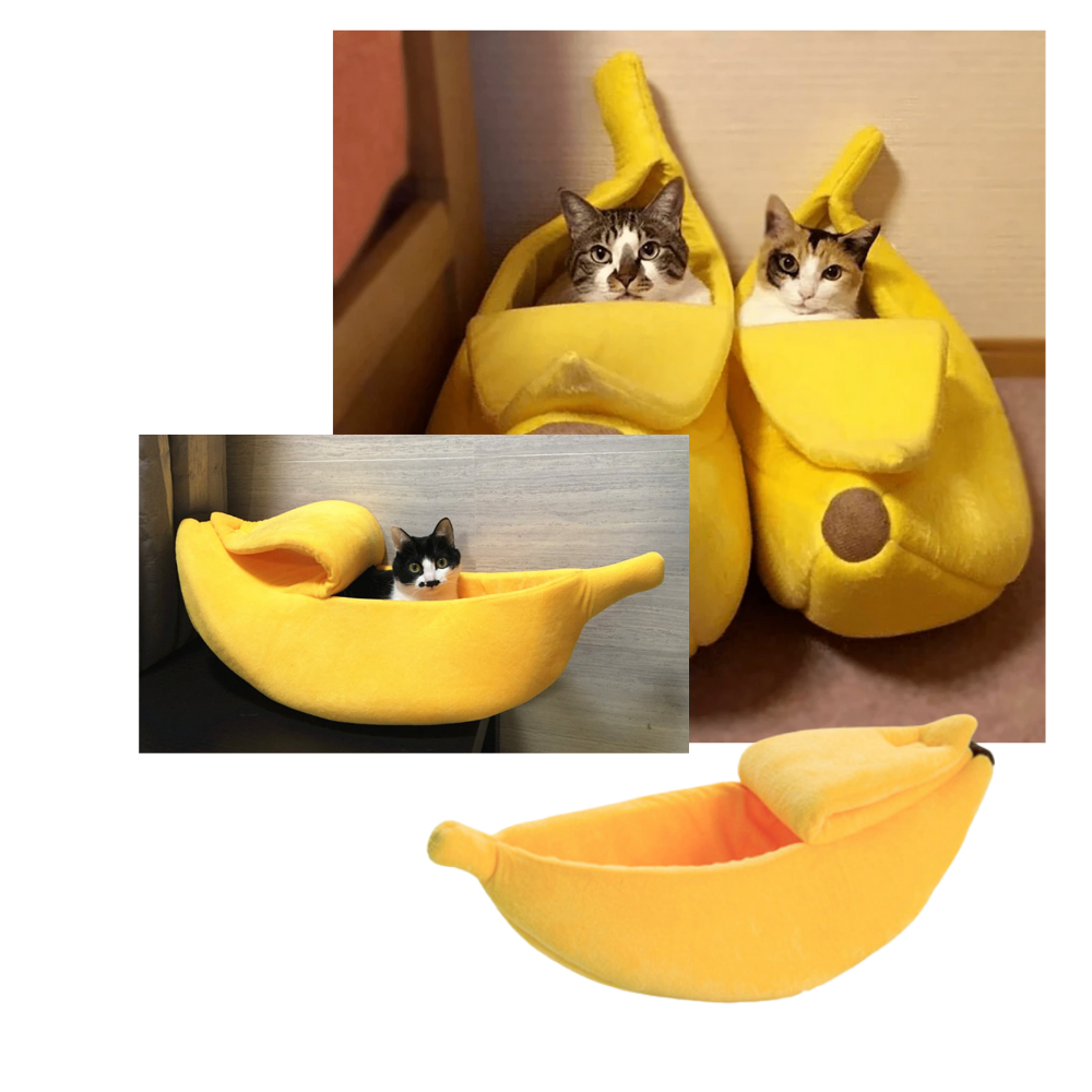 Banana Shaped Pet Bed