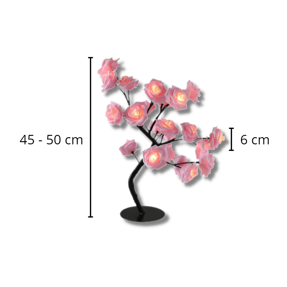 Delightful Rose Tree Lamp
