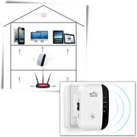 Remote WiFi amplifier and signal booster
