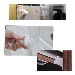 Pack of 4 Child Safety Magnetic Cabinet Locks