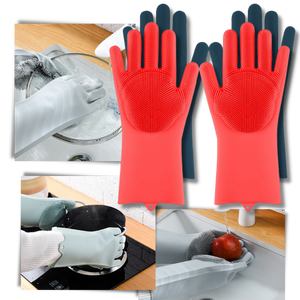 Multi-Purpose Silicone Washing-Up Gloves -
