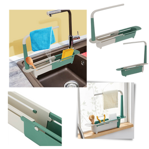 Extendable Storage Rack for Sink