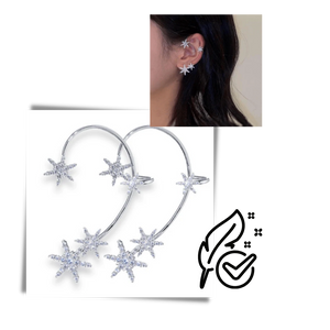 Pair of Zirconia Clip-on Fashion Earrings