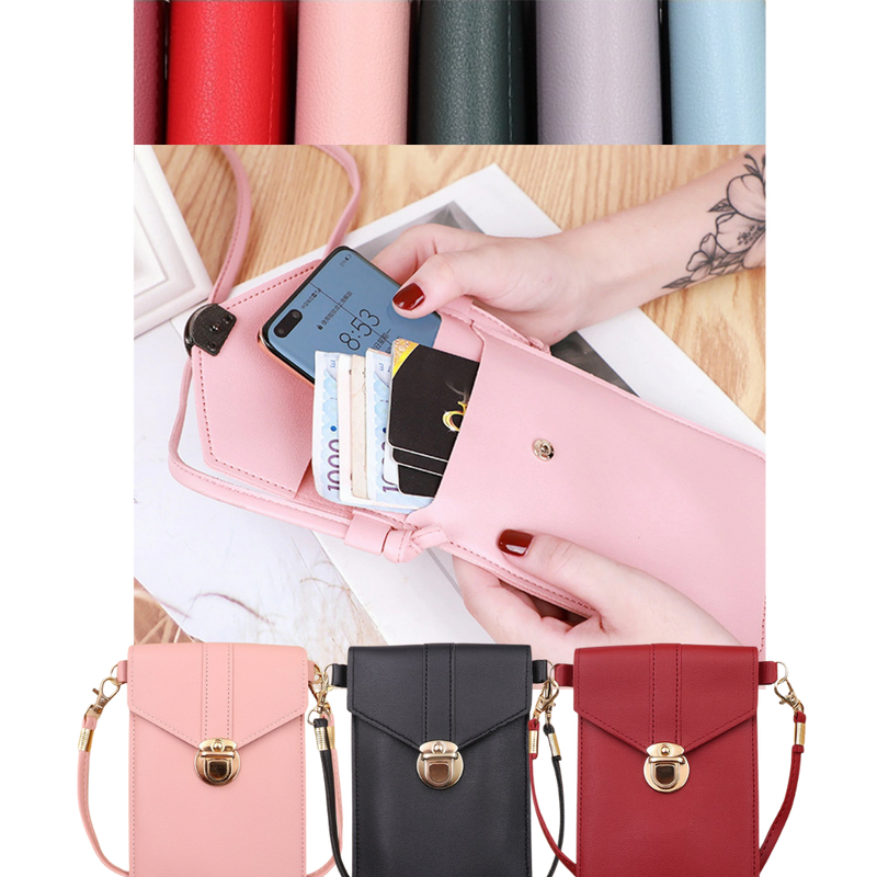 Touchscreen crossbody phone bag phone wallet bag with cover Ozerty