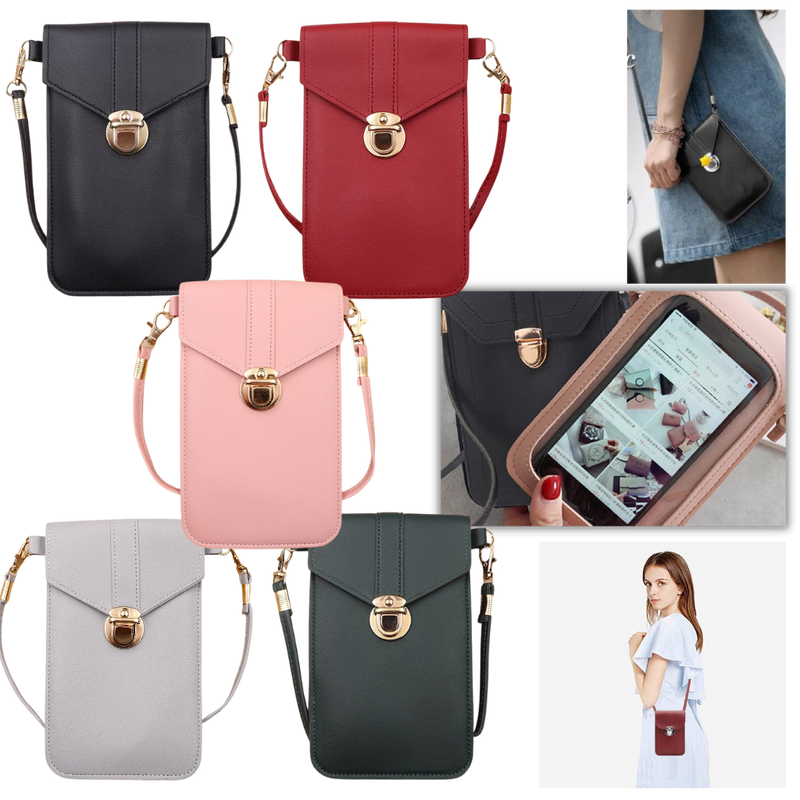 Touchscreen crossbody phone bag phone wallet bag with cover Ozerty