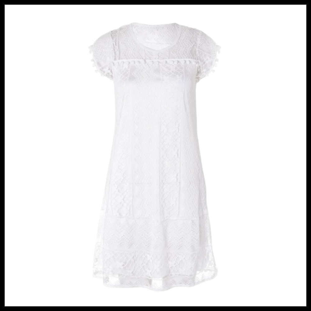 Boho lace dress | Crochet Lace dress | Hippie White dress