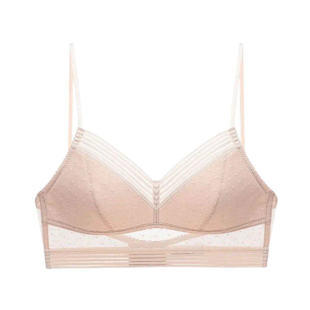 Invisible Lace Bra for Seamless Style -Beige - Ozerty
