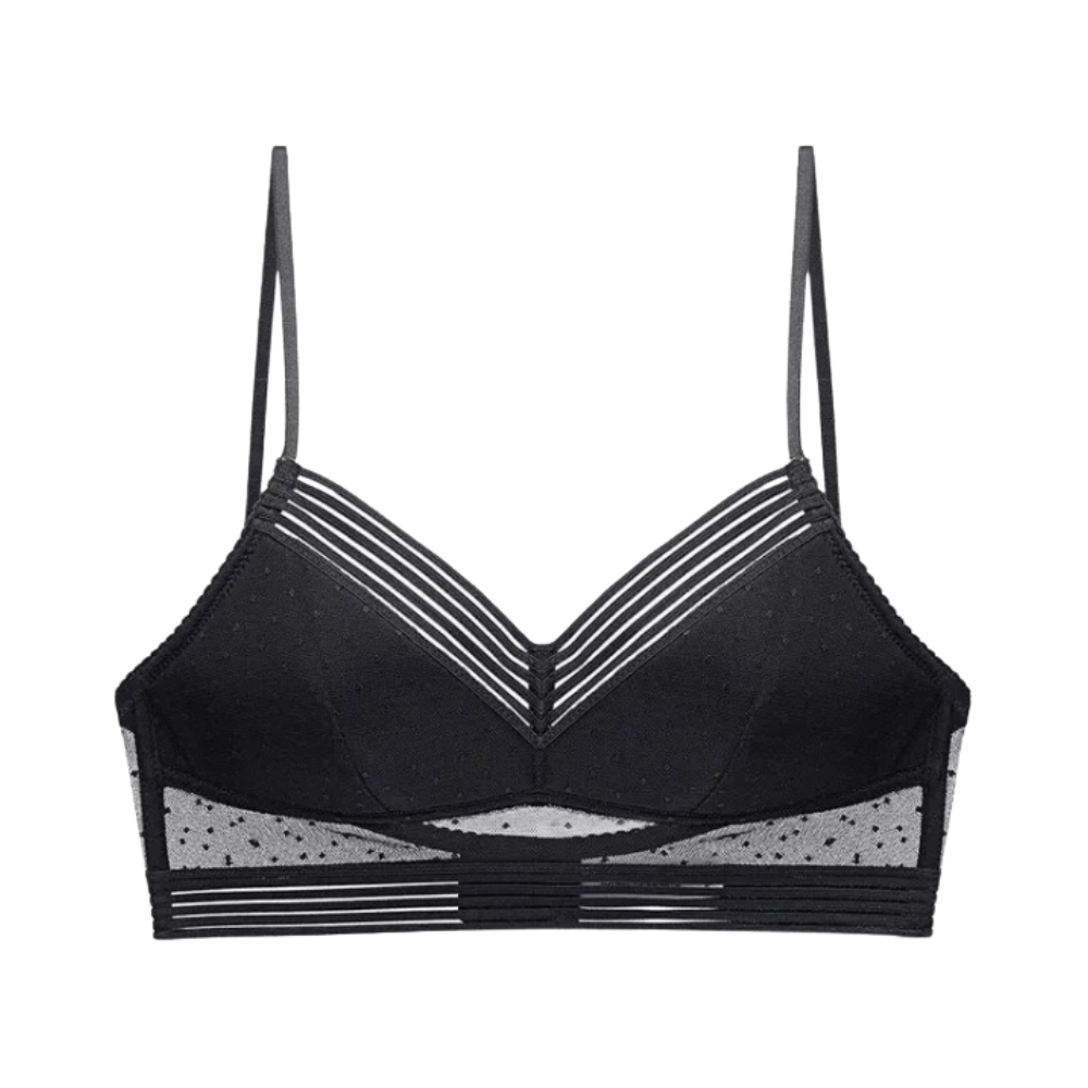 Invisible Lace Bra for Seamless Style -Black - Ozerty