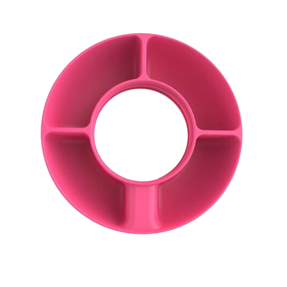 Silicone Snack Ring for Stanley Tumblers -Rose Red - Ozerty