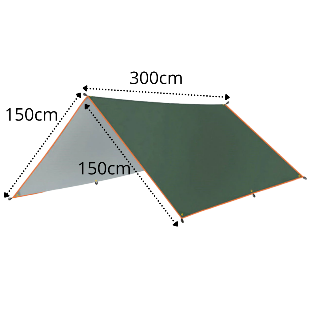 Waterproof Camping Tarp Set